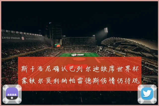斯卡洛尼确认巴列尔迪缺席世界杯蒙铁尔莫利纳帕雷德斯伤情仍待观察